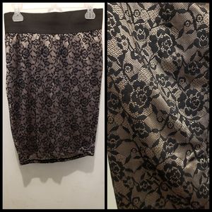 Torrid brand Lace Pencil skirt